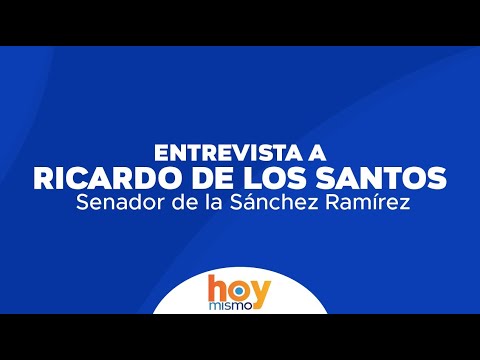 Entrevista a Ricardo de los Santos, senador de la Sánchez Ramírez