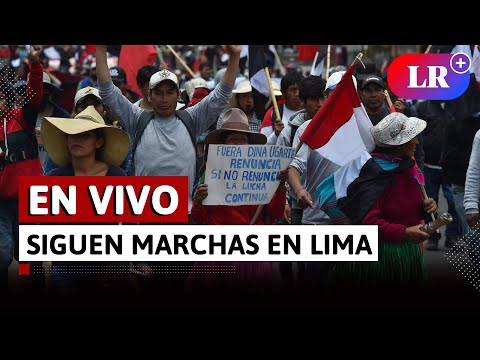 Marcha EN VIVO: Continúa las protestas en el Perú | Paro Nacional | #EnDirectoLR
