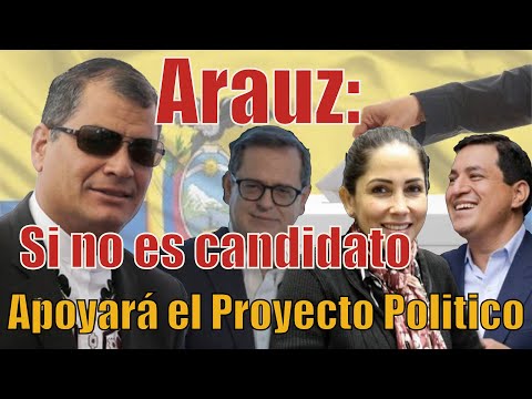 Andres Arauz dice que si no es candidato apoyará el proyecto de la Revolucion Ciudadana