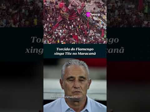 CLIMA TENSO! TORCIDA DO FLAMENGO XINGA MUITO O TITE ANTES DO JOGO CONTRA O ATHLETICO! #shorts