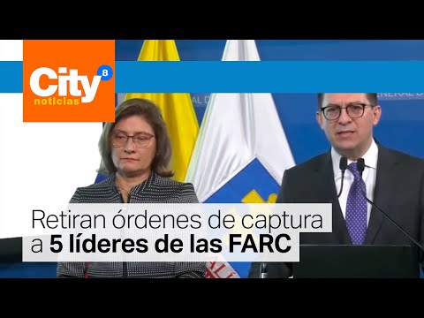 Fiscalía suspende órdenes de captura a cinco representantes de las FARC | CityTv