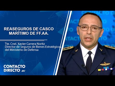 El teniente coronel Xavier Carrera, habló de las pólizas de las naves | Contacto Directo | Ecuavisa