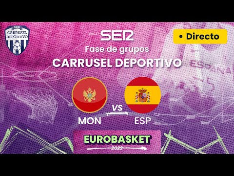 EN DIRECTO |  MONTENEGRO vs ESPAÑA  #EuroBasket | Fase de grupos