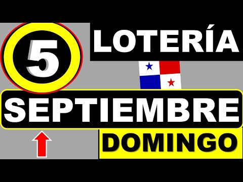 Resultados Sorteo Loteria Domingo 5 de Septiembre 2021 Loteria Nacional de Panama Dominical Que Jugo
