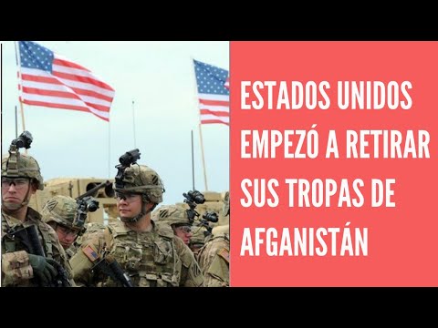 Las tropas de Estados Unidos empiezan a retirarse de Afganistán