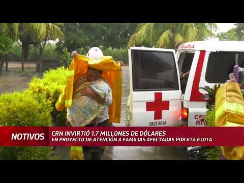 Cruz Roja Nicaragua invirtió 1.7 millones de dólares para afectados de huracanes Eta e Iota