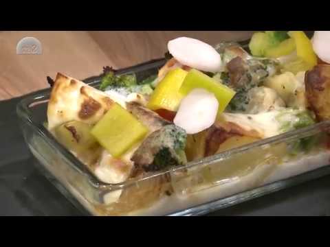 Овощи, запеченные с сыром