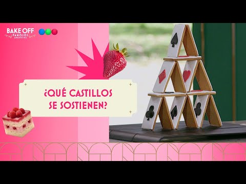 Torre de naipes: una prueba técnica con derrumbes y sorpresas - Bake Off Famosos Argentina 2024