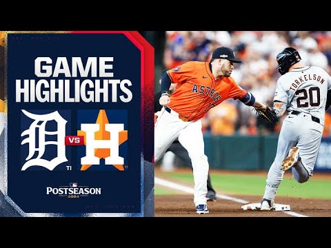 Tigers vs. Astros AL Wild Card Game 2 Highlights (10/2/24) | MLB Highlights