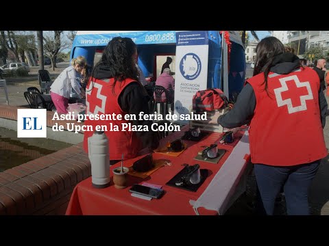 ASDI PRESENTE EN FERIA DE SALUD DE UPCN EN LA PLAZA COLÓN