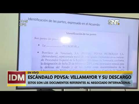 Escándalo PDVSA: Juan Ernesto Villamayor realiza su descargo