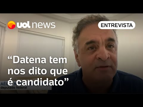 Aécio Neves: Datena candidato em São Paulo é uma alternativa que PSDB não pode desprezar