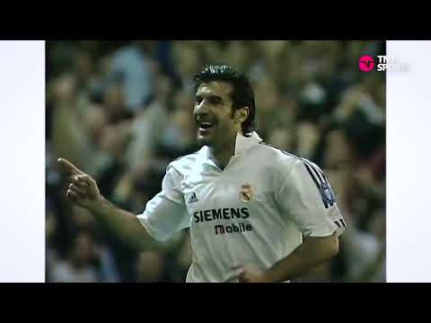 ¡GOLAZO DE LUIS FIGO, CON EL REAL MADRID, ANTE EL MANCHESTER UNITED! | UEFA CHAMPIONS LEAGUE 02-03