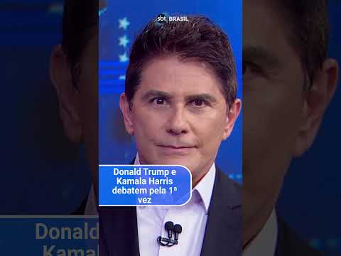 Donald Trump e Kamala Harris debatem frente a frente pela primeira vez | SBT Brasil (10/09/24)