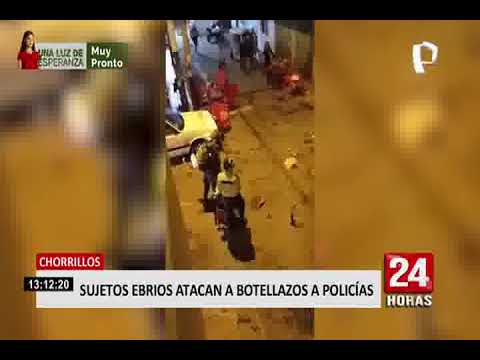 Chorrillos: covidiotas atacan a agentes policiales que intervinieron fiesta clandestina
