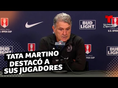 Gerardo Tata Martino habla del boleto a la final del Inter Miami | Telemundo Deportes