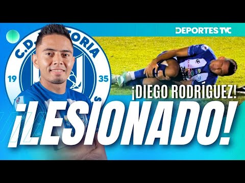 Desafortunada lesión de Diego Rodríguez le impide terminar el duelo ante Lobos UPNFM