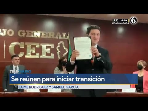 Samuel García y Jaime Rodríguez Calderón se reúnen para iniciar transición