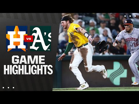 Astros vs. As Game Highlights (6/19/25) | MLB Highlights