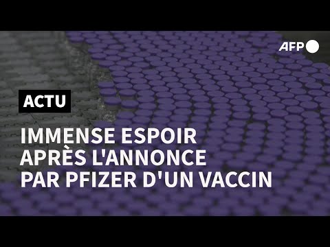 Covid-19: Pfizer annonce que son candidat vaccin est efficace à 90% | AFP