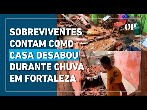 Sobreviventes de desabamento de casa duplex em Fortaleza contam detalhes da tragédia