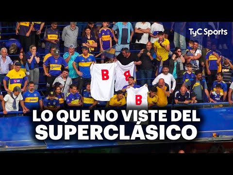 La otra cara del SUPERCLÁSICO  BOCA vs RIVER  gesto de GALLARDO,  CHIQUITO ROMERO vs HINCHAS y más