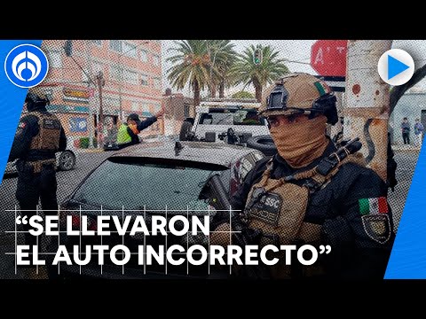 Policías se llevan el auto incorrecto, no estuvo involucrado en atentado a Ciro Gómez Leyva