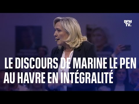 1er-Mai: le discours de Marine Le Pen au Havre en intégralité
