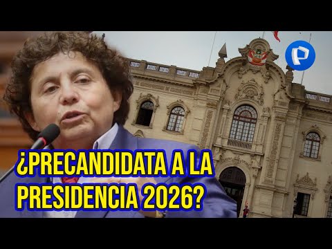 Congresista Susel Paredes anuncia su precandidatura presidencial para el 2026