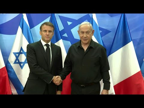 Macron rencontre le Premier ministre israélien Benjamin Netanyahu à Jérusalem | AFP Images