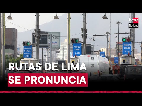 Rutas de Lima se pronuncia tras fallo del TC