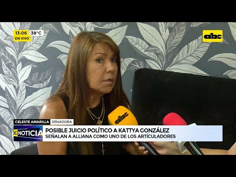 Alliana, supuesto articulador de posible juicio político a Kattya González