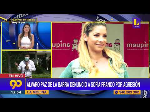 ? Detalles de la presunta agresión de Sofía Franco a Álvaro Paz de la barra | Latina Noticias