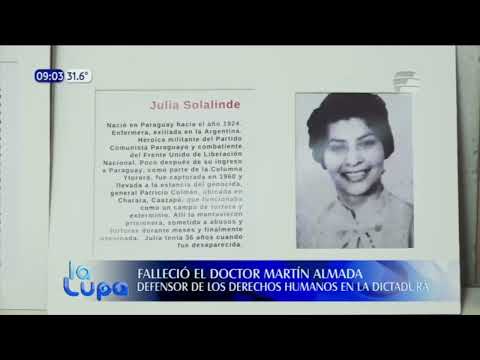 Falleció el doctor Martín Almada