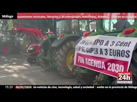 Noticia - Las protestas de los agricultores llegan a Málaga