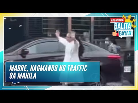 Madre, nagmando ng traffic sa Malate, Maynila