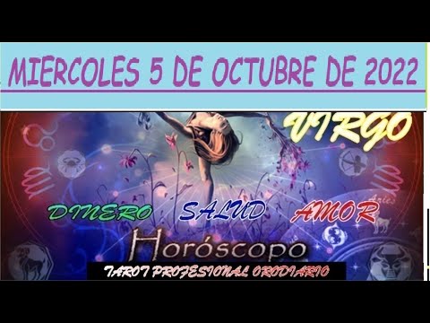 Horóscopo De Hoy ? Virgo ? Miercoles 5 de Octubre De 2022 #horoscope + virgo today Orodiario SE