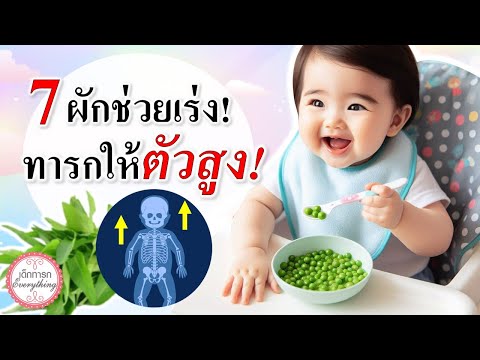 อาหารทารก:7ผักสำหรับทารกช่ว