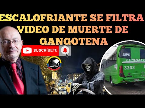 ESCALOFRIANTE SE FILTRA VIDEO DE ATRO.PELL4MIENT0 DE SANTIAGO GANGOTENA NOTICIAS RFE TV