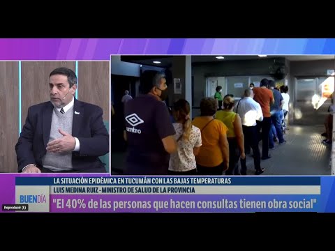 El 40% de las personas que hacen consultas tienen obra social, dijo el ministro Luis Medina Ruiz