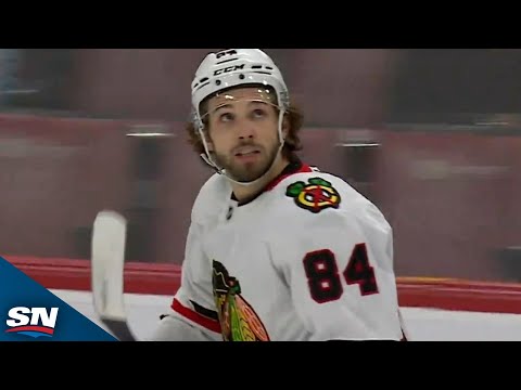 Landon Slaggert Scores Fastest Goal In Blackhawks History Just Seven Seconds After Puck Drop