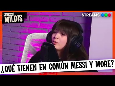 More con flow explicó de que se trata su dificultad y que la asemeja a Messi  #TePidoMildis