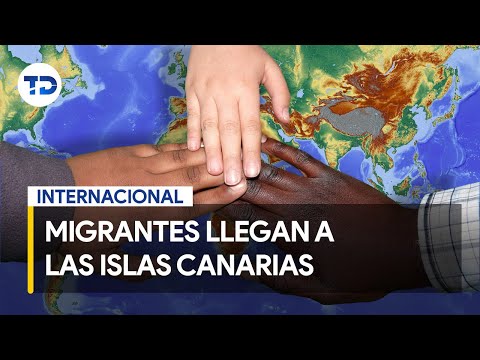 Llegan más de 8,500 migrantes a las Islas Canarias, en España