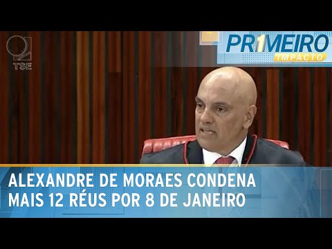 Moraes volta a criticar fake news e condena mais 12 por 8 de janeiro | Primeiro Impacto (02/02/24)
