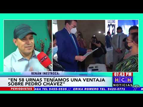 Renán Inestroza sostiene que actas infladas fueron las que hicieron ganador a Pedro Chávez