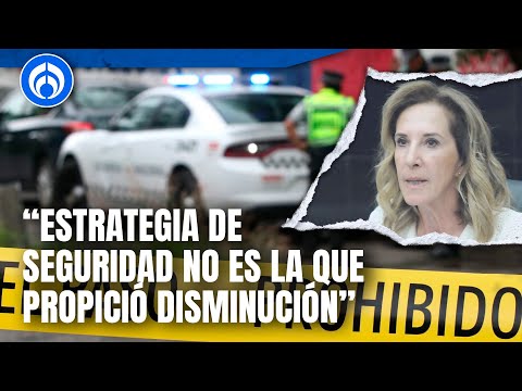 “Disminuyen muertos en México, pero aumentan desaparecidos”: María Elena Morera