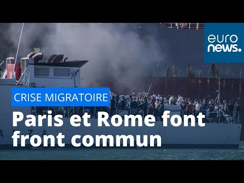 Crise migratoire : Paris et Rome font front commun