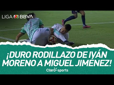 ¡Duro rodillazo de Iván Moreno a Miguel Jiménez! | León vs Chivas | Jornada 15 Clausura 2023 Liga MX