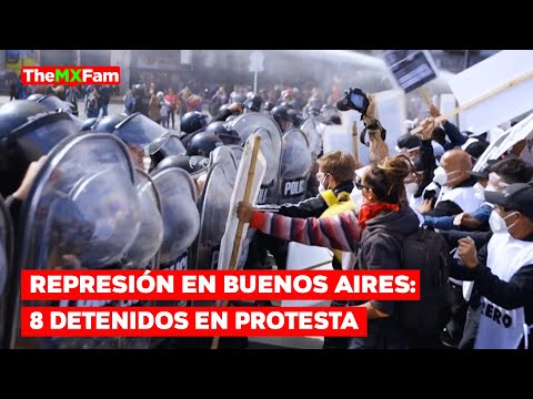 Policía Reprime Manifestantes Solicitantes de Alimentos en Argentina | TheMXFam