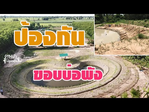 ป้องกันขอบบ่อพังทลายคนบ้าปลูกต ป้องกันขอบบ่อพังทลายคนบ้าปลูกต